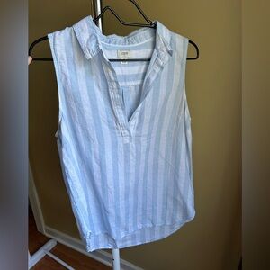 J. Crew collared tank top